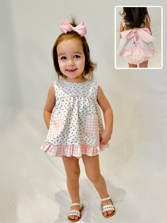 Petite Rosette Bloomer Set