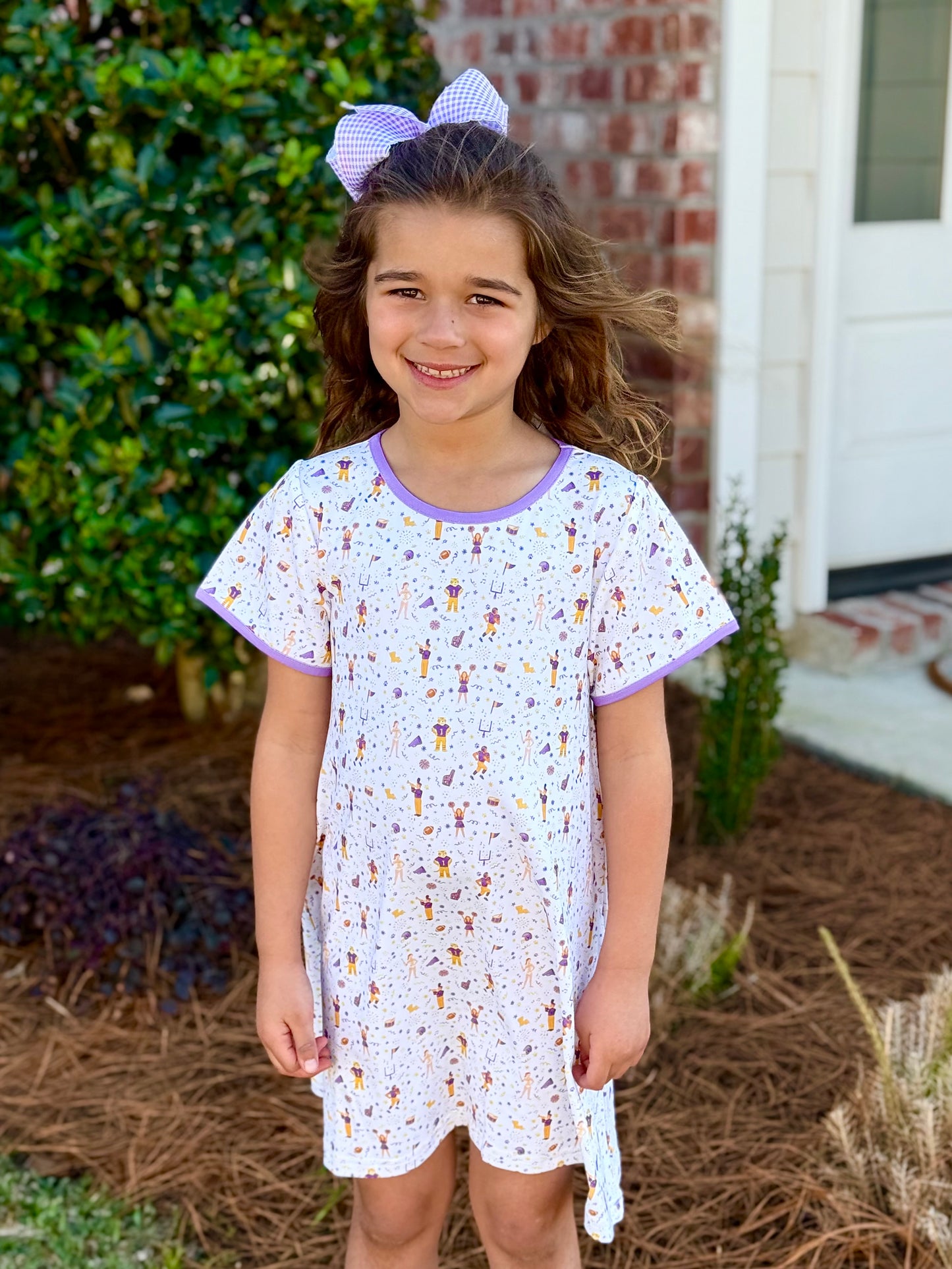 Purple Stadium Spirit Play Dress