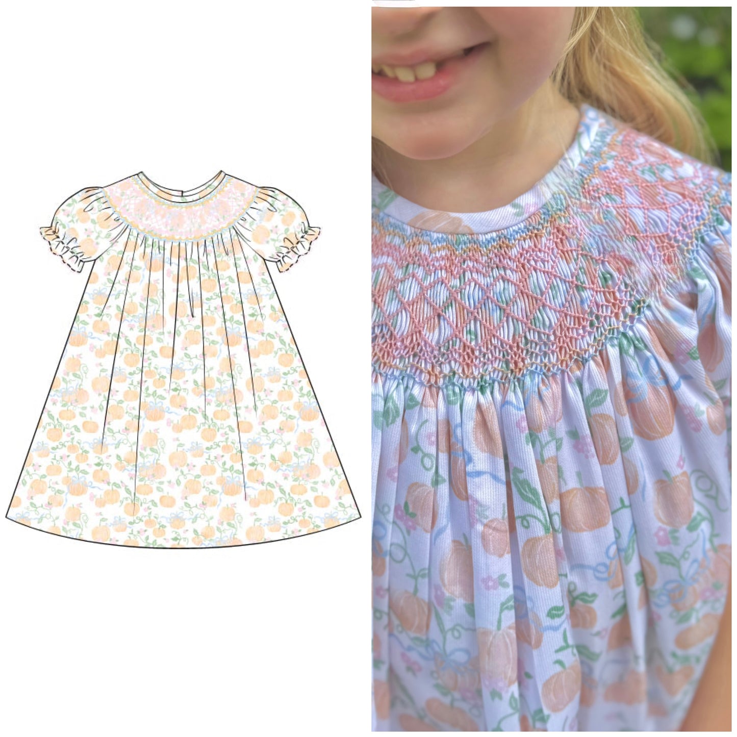 Whimsical Pumpkin Wishes Dress
