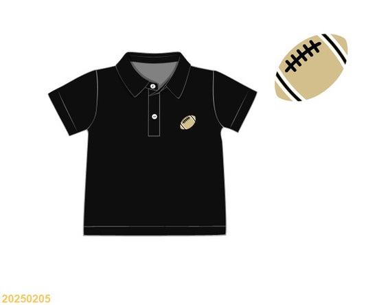 Black and Gold Go Team Shirt