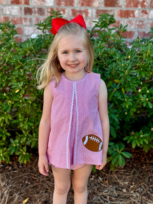 Red Football Fan Bloomer Set