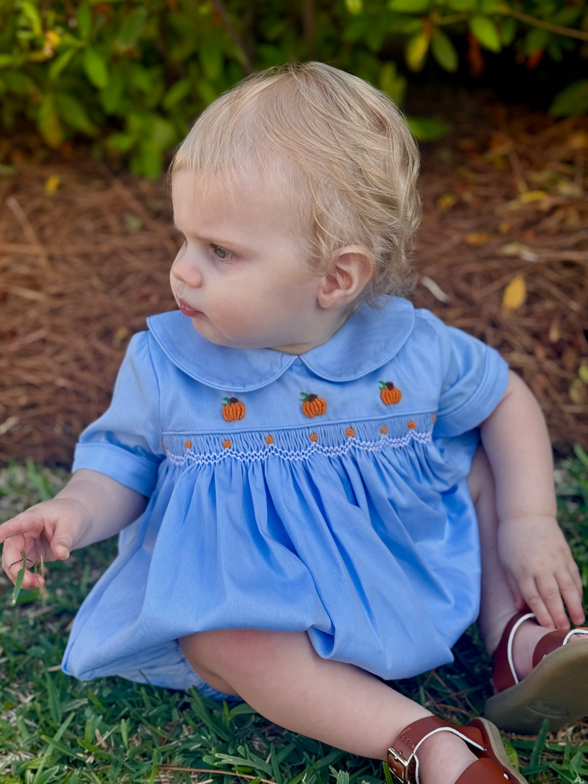 Pumpkin Keepsake Boys Bubble
