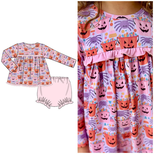 Boo Bucket Bash Bloomer Set