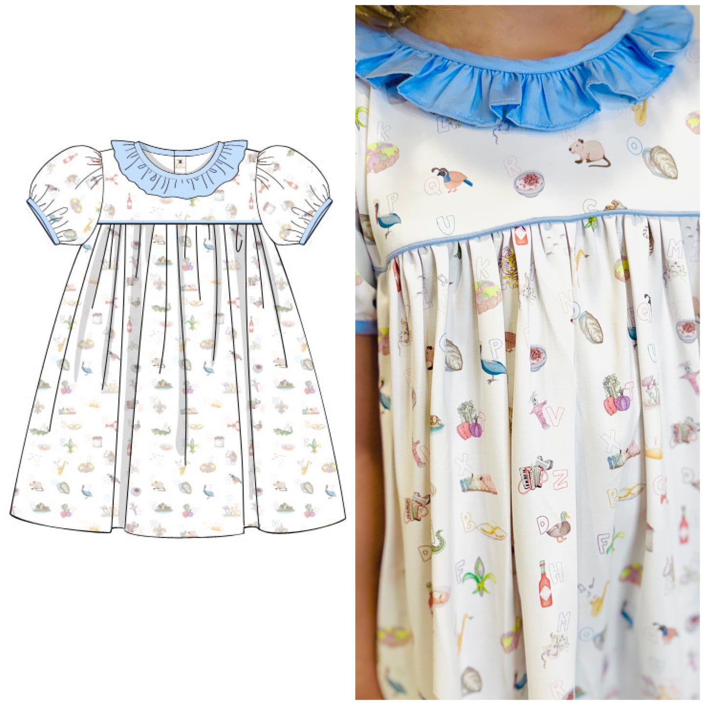 Southern Alphabet Dress