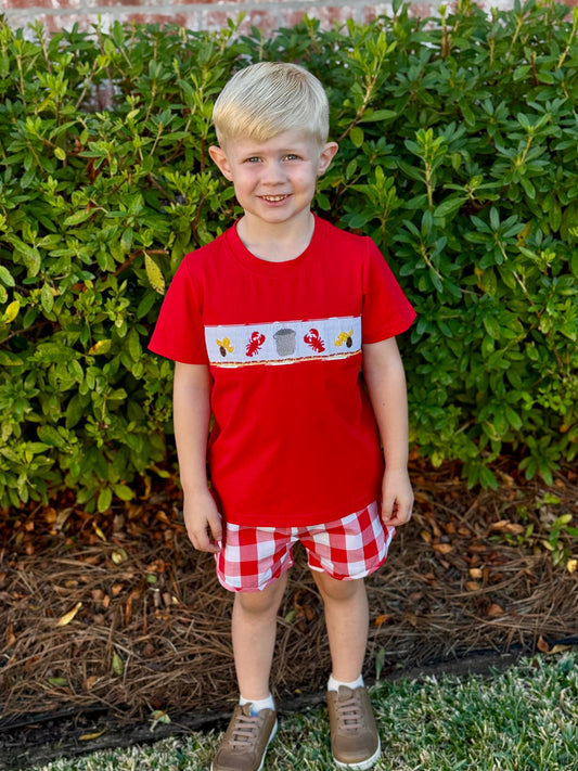 Southern Picnic Short Set